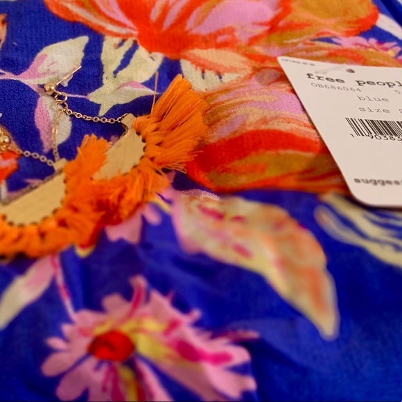 Free People Gemma Floral Tunic Dress, M - NWT - Picture 10 of 10